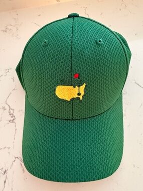 MASTERS Golf Cap HAT AUGUSTA NATIONAL caddie GREEN like new